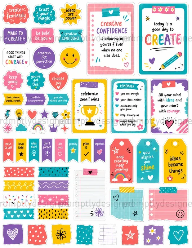 Bright Journal Asset Sheets