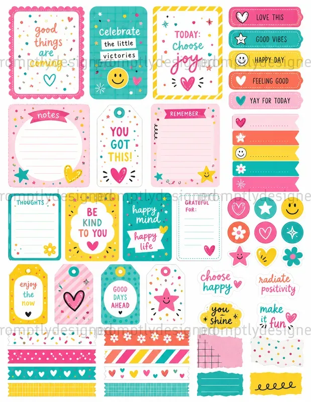 Bright Journal Asset Sheets