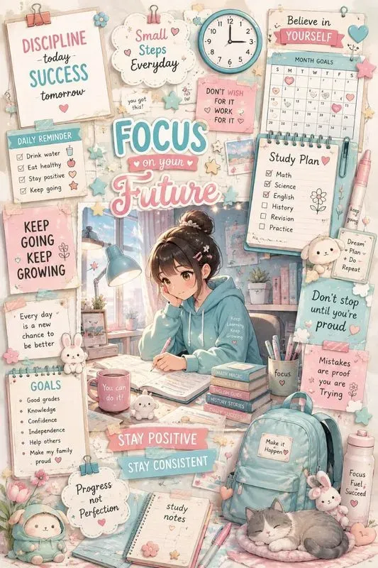 Cute Study Motivation Posters