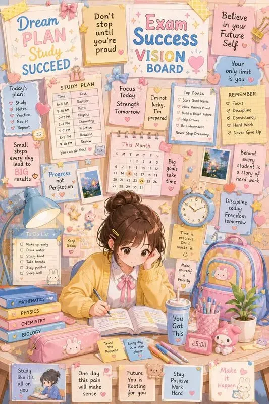 Cute Study Motivation Posters