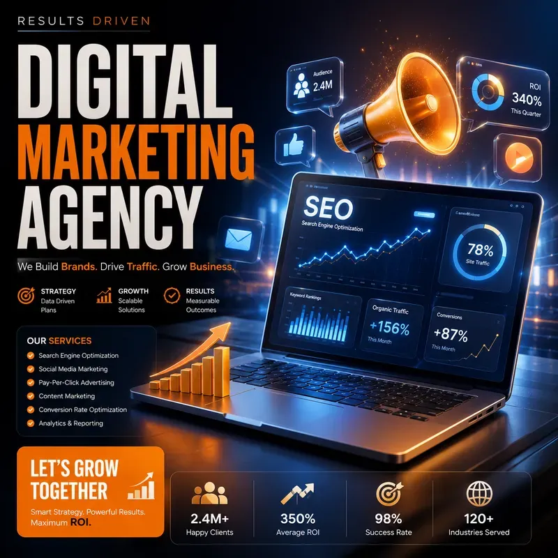 Premium Digital Marketing Posters