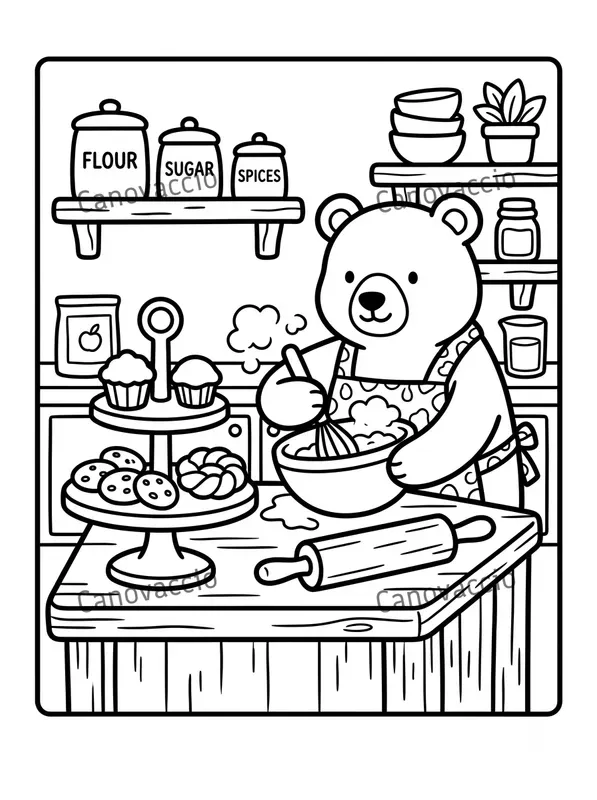 Bold Easy Cozy Hygge Coloring Pages