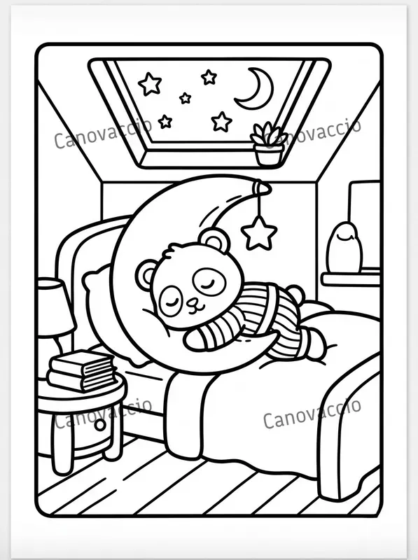 Bold Easy Cozy Hygge Coloring Pages