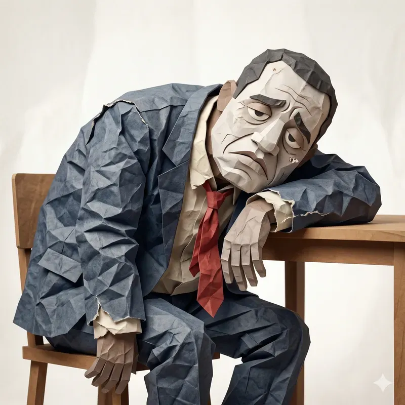 Crumpled Paper People
