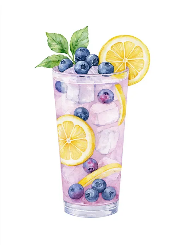 Watercolor Summer Drinks