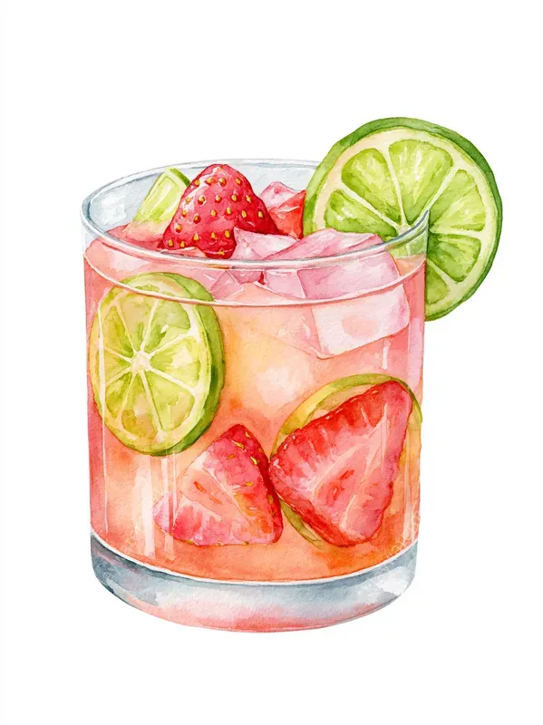 Watercolor Summer Drinks