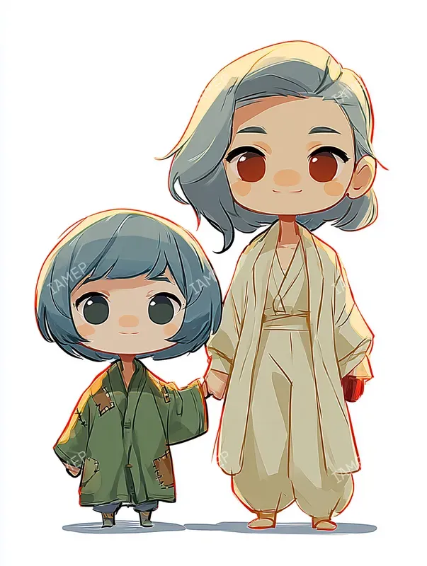 Soft Chibi Character Illustrations