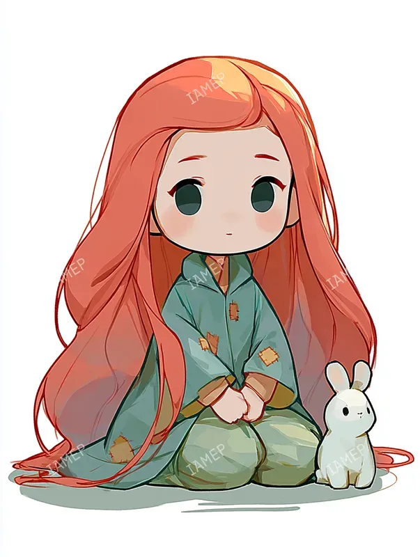 Soft Chibi Character Illustrations