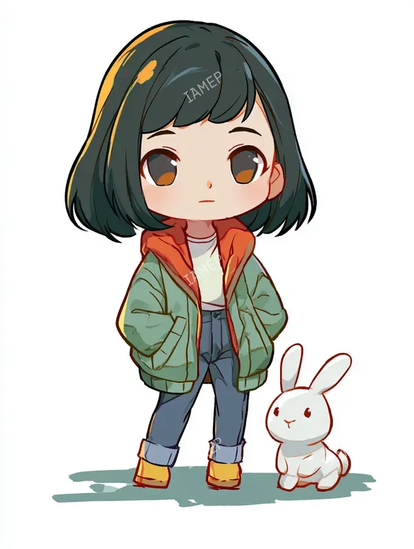 Soft Chibi Character Illustrations