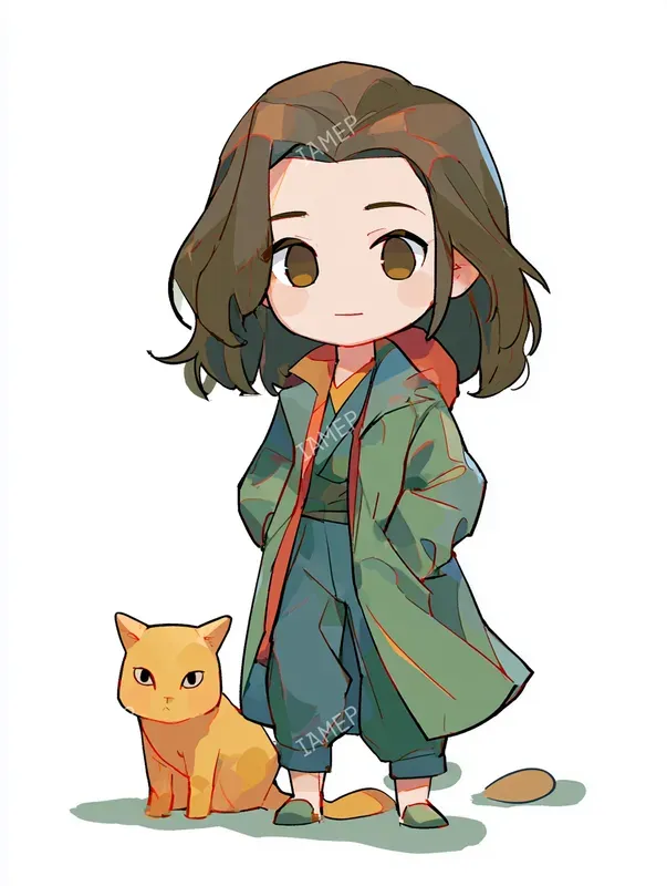 Soft Chibi Character Illustrations