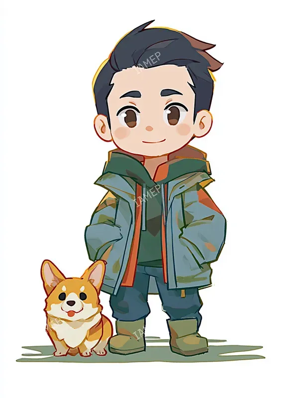 Soft Chibi Character Illustrations
