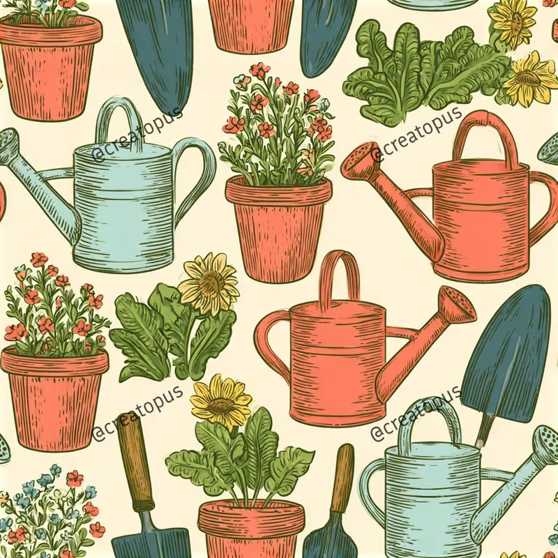 Retro Cartoon Seamless Patterns