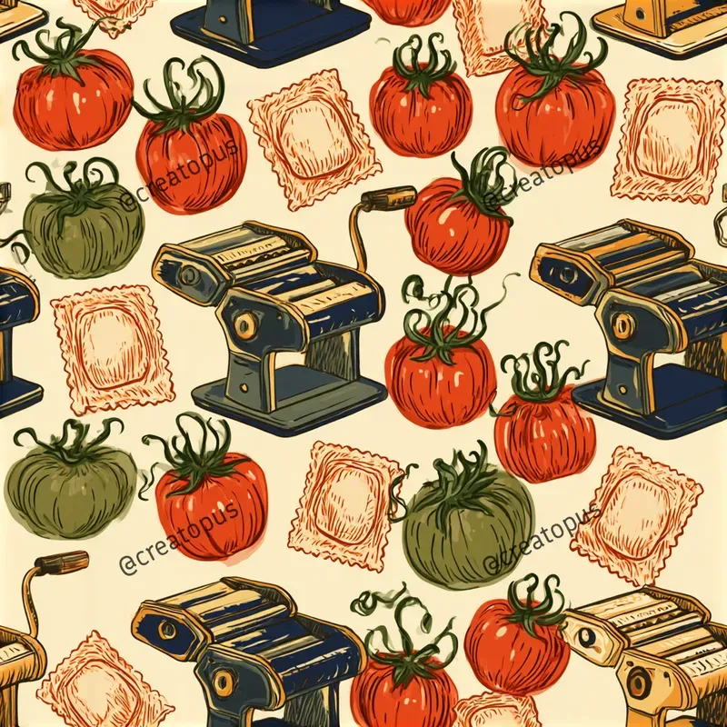 Retro Cartoon Seamless Patterns