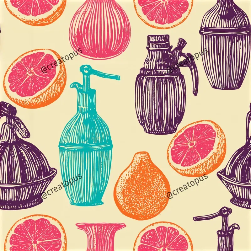 Retro Cartoon Seamless Patterns