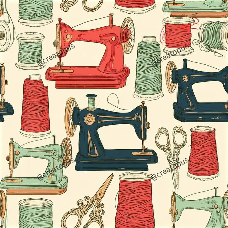 Retro Cartoon Seamless Patterns