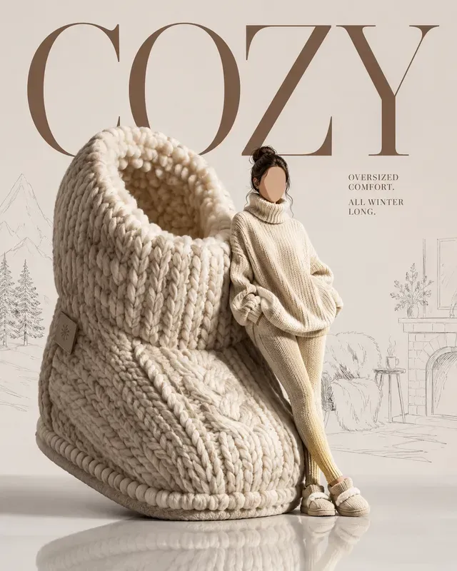 Surreal Scale Editorial Fashion Ads