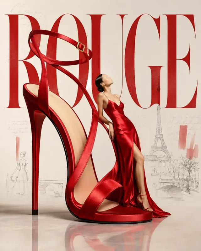 Surreal Scale Editorial Fashion Ads