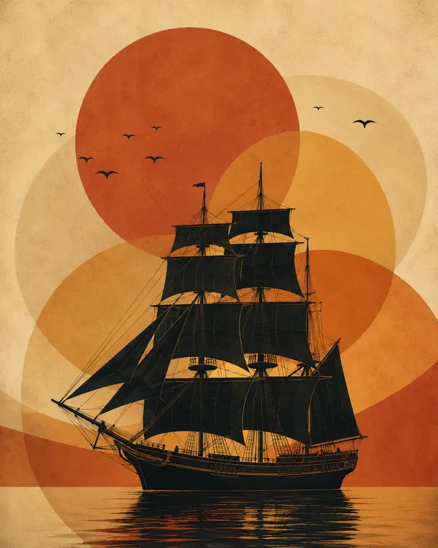 Geometric Silhouette Art Generator