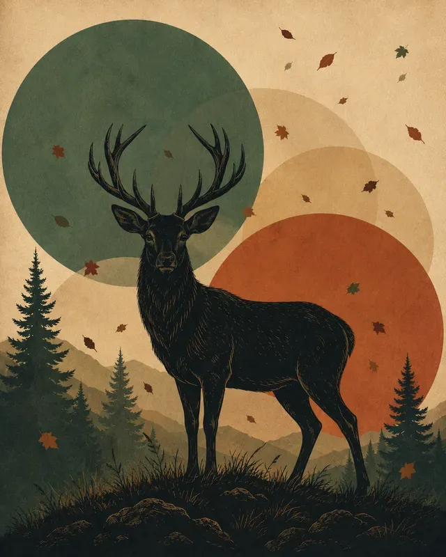 Geometric Silhouette Art Generator