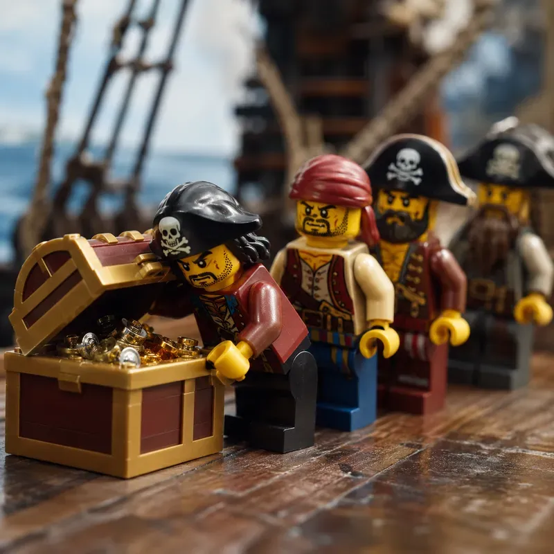 Expressive Lego Minifigure Story Scenes