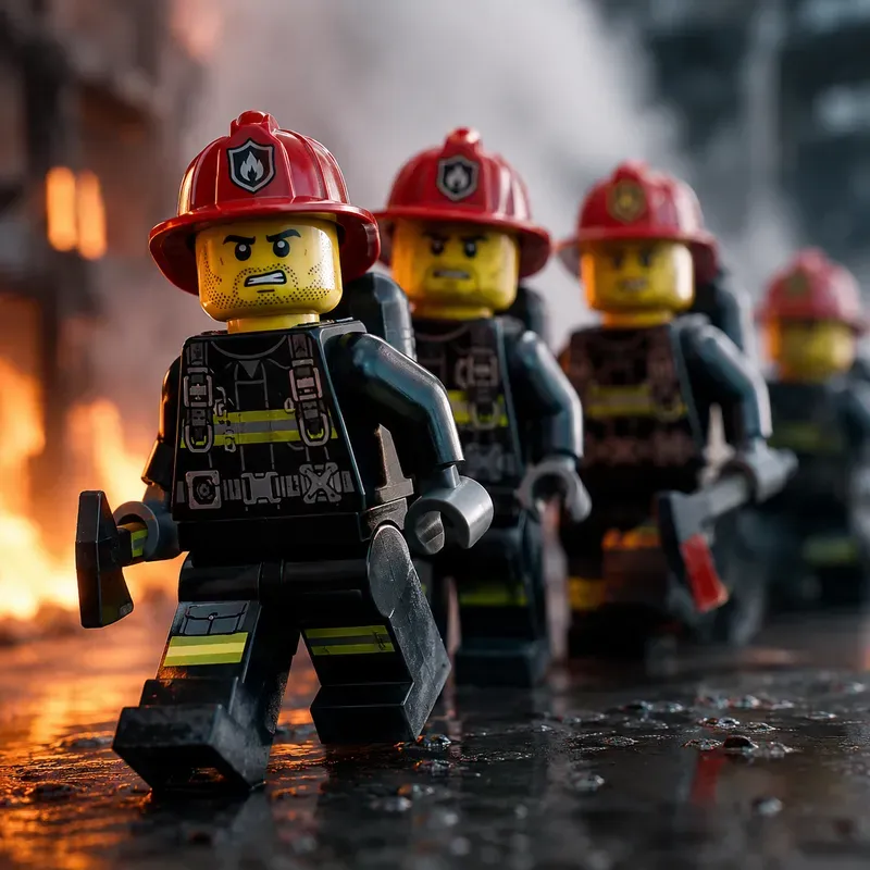 Expressive Lego Minifigure Story Scenes