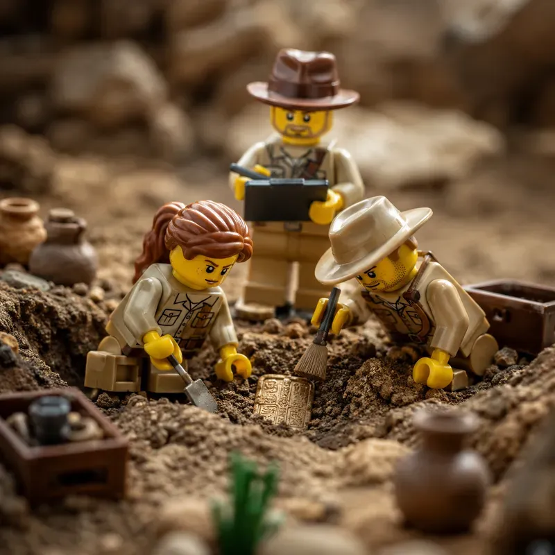 Expressive Lego Minifigure Story Scenes