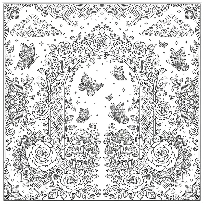 Intricate Adult Coloring Pages