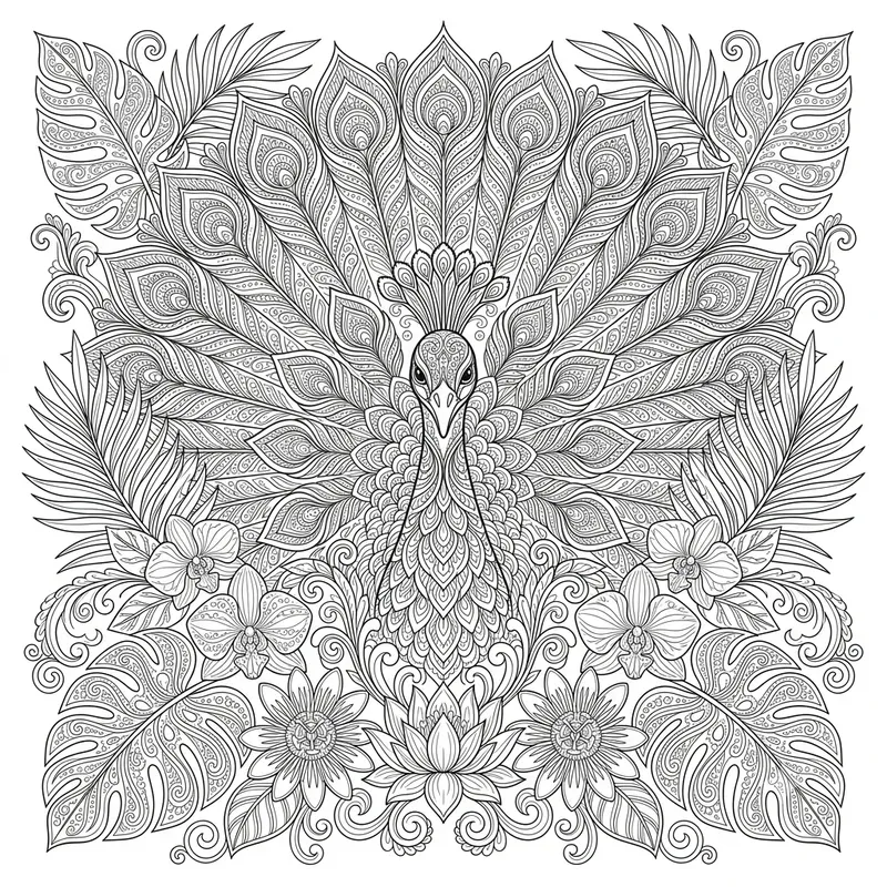 Intricate Adult Coloring Pages