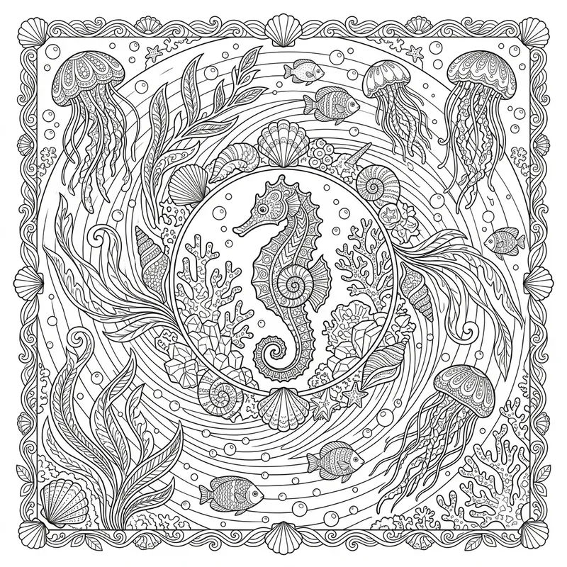 Intricate Adult Coloring Pages