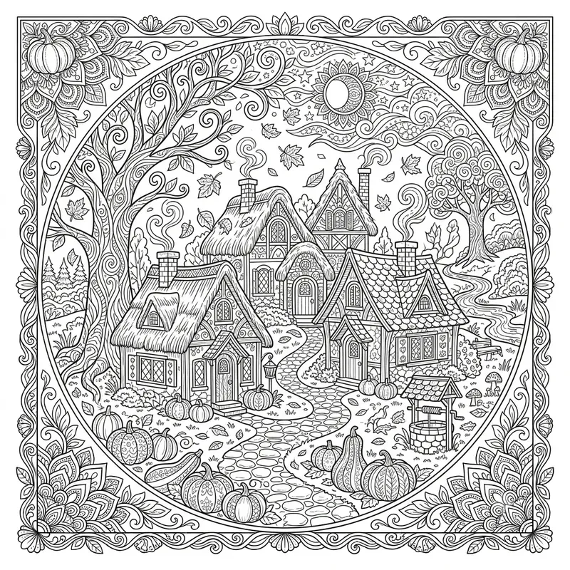 Intricate Adult Coloring Pages