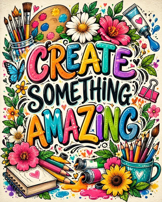 Handdrawn Typography Posters