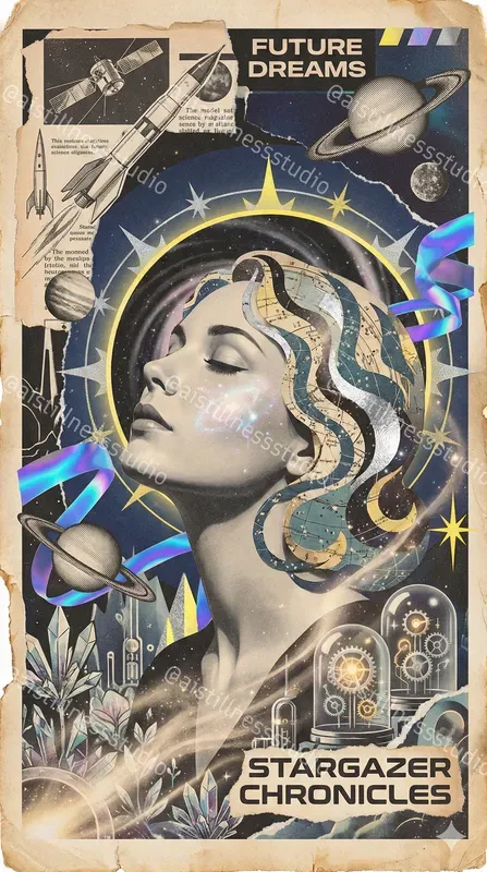 Cosmic Dream Collage Generator