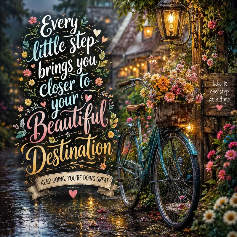 Cozy Rain Quote Posters