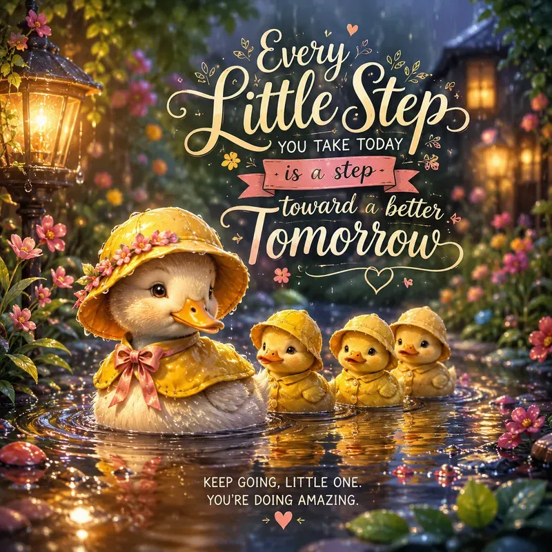 Cozy Rain Quote Posters