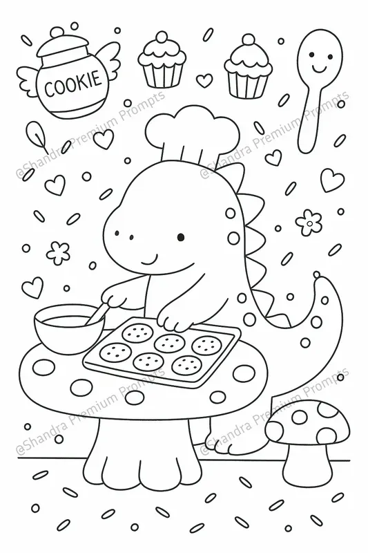 Cute Fuzzy Animals Coloring Book Pages