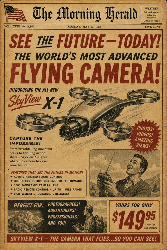 Vintage Newspaper Ads