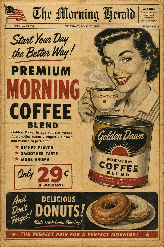 Vintage Newspaper Ads