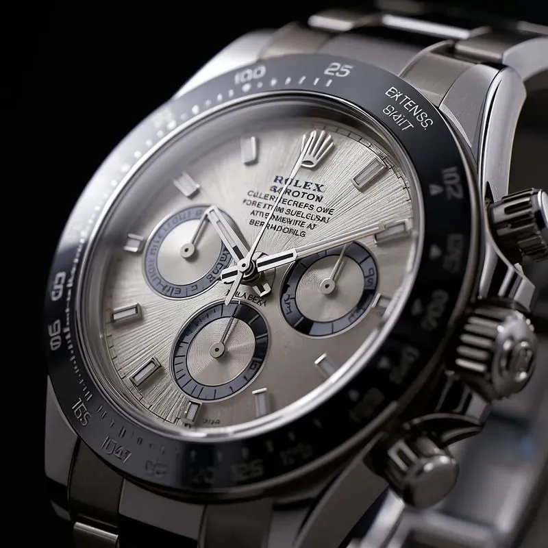 Hyperrealistic Luxury Watch Macro Photos