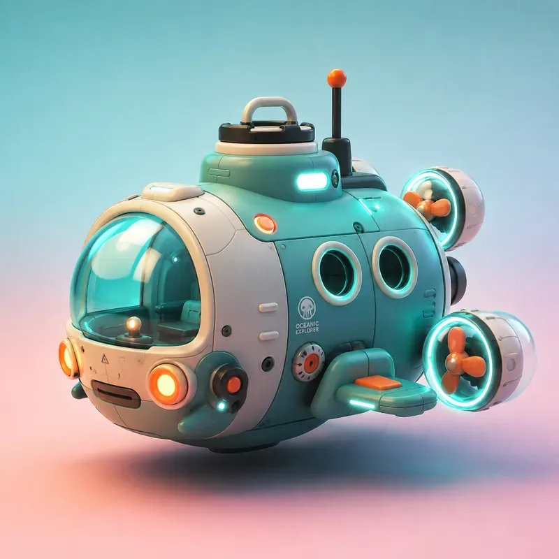 Minimalist Futuristic Toys
