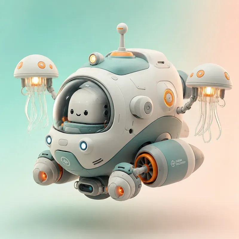 Minimalist Futuristic Toys