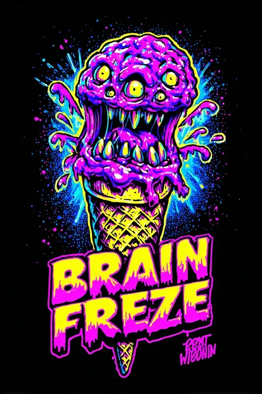 Psychedelic Horror Comic Covers