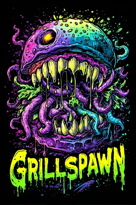 Psychedelic Horror Comic Covers