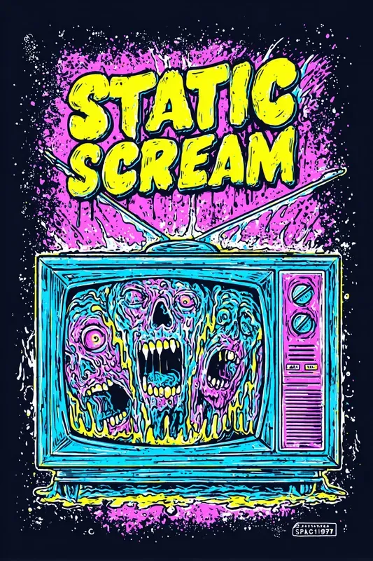 Psychedelic Horror Comic Covers