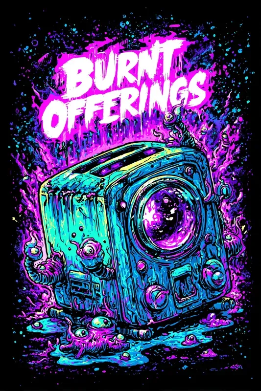 Psychedelic Horror Comic Covers