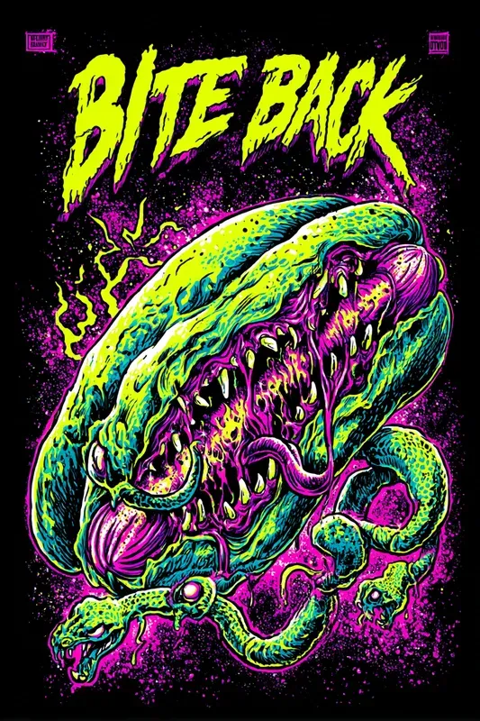 Psychedelic Horror Comic Covers