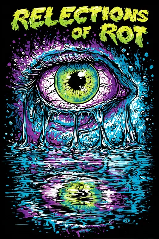 Psychedelic Horror Comic Covers