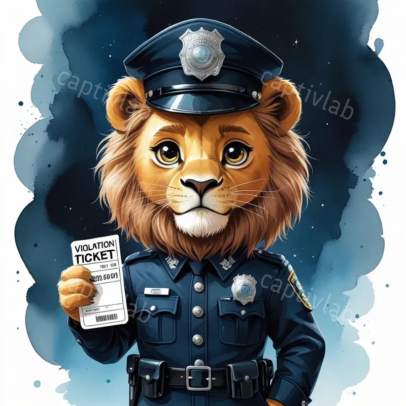 Cute Animal Police Uniforms