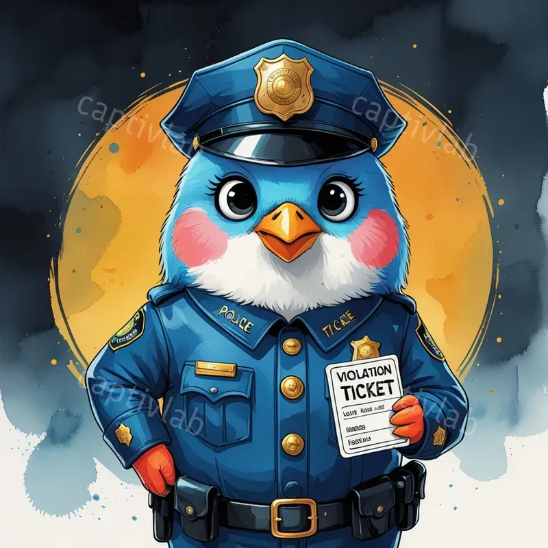 Cute Animal Police Uniforms
