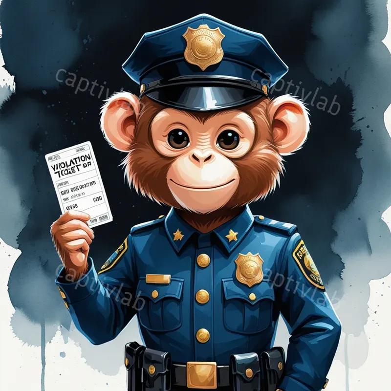 Cute Animal Police Uniforms