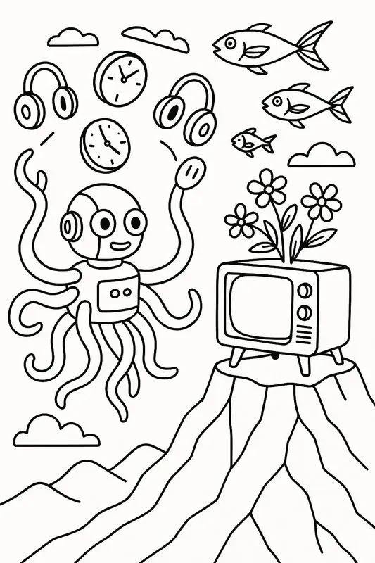 Creative Adult Coloring Pages